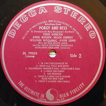 Load image into Gallery viewer, Todd Duncan (3) . Anne Brown, Decca Symphony Orchestra : George Gershwin's Porgy And Bess (LP, Album, Pin)