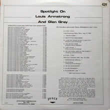 Load image into Gallery viewer, Louis Armstrong, Glen Gray : Spotlight On Louis Armstrong And Glen Gray (LP, Album)