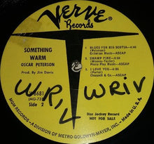Laden Sie das Bild in den Galerie-Viewer, Oscar Peterson : Something Warm (LP, Album, Mono, Promo)