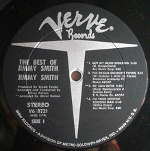 Laden Sie das Bild in den Galerie-Viewer, Jimmy Smith : The Best Of Jimmy Smith (LP, Comp, MGM)