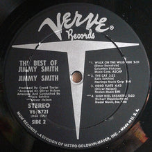 Laden Sie das Bild in den Galerie-Viewer, Jimmy Smith : The Best Of Jimmy Smith (LP, Comp, MGM)