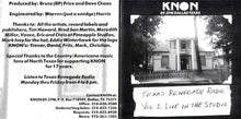 Load image into Gallery viewer, Various : KNON 89.3 FM: Texas Renegade Radio Vol.2 - Live In The Studio (CD, Album, Comp)