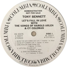 Load image into Gallery viewer, Tony Bennett : Let's Fall In Love With The Songs Of Harold Arlen And Cy Coleman (2xLP, Album, Promo, Gat)