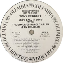 Load image into Gallery viewer, Tony Bennett : Let's Fall In Love With The Songs Of Harold Arlen And Cy Coleman (2xLP, Album, Promo, Gat)