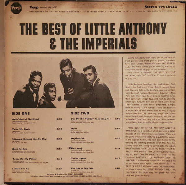 Hurt So Bad (tradução) - Little Anthony And The Imperials - VAGALUME