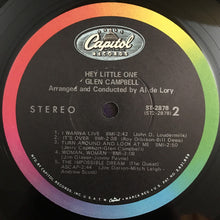 Load image into Gallery viewer, Glen Campbell : Hey, Little One (LP, Album, Jac)