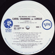 Load image into Gallery viewer, Carol Channing : The Original Cast Album - Carol Channing As Lorelei: A Musical Comedy (LP, Album)