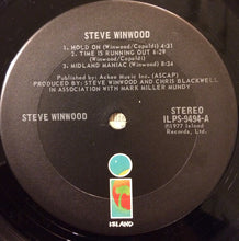 Load image into Gallery viewer, Steve Winwood : Steve Winwood (LP, Album, Ter)