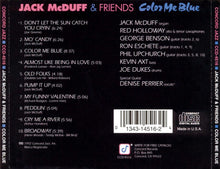 Load image into Gallery viewer, Jack McDuff & Friends : Color Me Blue (CD, Album)