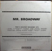 Load image into Gallery viewer, Tony Bennett : Mr. Broadway (Tony's Greatest Broadway Hits) (LP, Comp, Mono, RE)