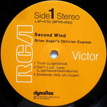 Load image into Gallery viewer, Brian Auger's Oblivion Express : Second Wind (LP, Album, Hol)