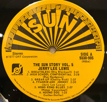 Laden Sie das Bild in den Galerie-Viewer, Jerry Lee Lewis : The Sun Story Vol.5 (LP, Comp, Mono, RE)