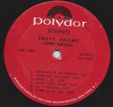 Load image into Gallery viewer, John Mayall : Empty Rooms (LP, Album, Mon)