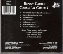 Load image into Gallery viewer, Benny Carter : Cookin' At Carlos I (CD, Album)