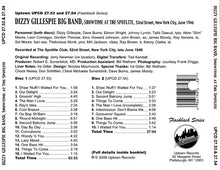Charger l'image dans la galerie, Dizzy Gillespie Big Band : Showtime At The Spotlite, 52nd Street, New York City, June 1946 (2xCD, Album)