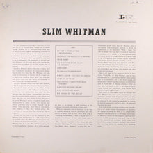 Load image into Gallery viewer, Slim Whitman : Slim Whitman Sings (LP, Album, Mono, RP, Bla)