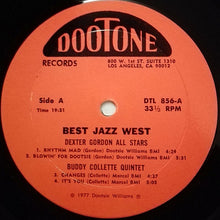 Laden Sie das Bild in den Galerie-Viewer, Dexter Gordon, Carl Perkins (4), Buddy Collette, Curtis Counce : Best Jazz West (LP, Comp)