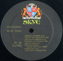 Charger l'image dans la galerie, Gabor Szabo : Bacchanal (LP, Album, Gat)