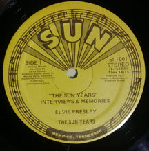 Load image into Gallery viewer, Elvis Presley : Interviews And Memories Of: The Sun Years (LP, Album, P/Mixed)