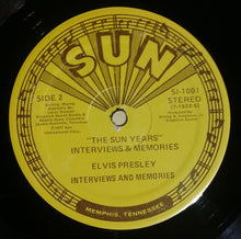 Load image into Gallery viewer, Elvis Presley : Interviews And Memories Of: The Sun Years (LP, Album, P/Mixed)