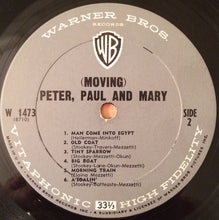 Load image into Gallery viewer, Peter, Paul And Mary* : (Moving) (LP, Album, Mono)