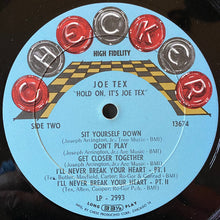 Laden Sie das Bild in den Galerie-Viewer, Joe Tex : Hold On! It's Joe Tex (LP, Comp, Mono)