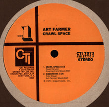 Charger l'image dans la galerie, Art Farmer : Crawl Space (LP, Album, Gat)