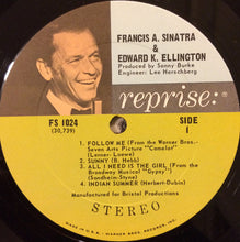 Laden Sie das Bild in den Galerie-Viewer, Francis Albert Sinatra* & Edward Kennedy Ellington* : Francis A. & Edward K. (LP, Album, Ter)