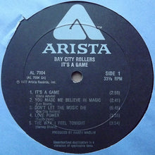 Load image into Gallery viewer, Bay City Rollers : It's A Game (LP, Album)