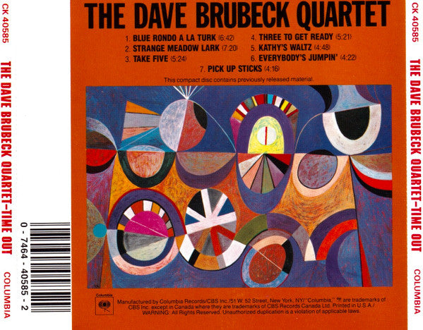 その他 TIME OUT THE DAVE BRUBECK QUARTET Dave Brubeck's Time Out: Why Is It So Great? | WRTI
