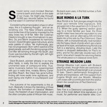 Load image into Gallery viewer, The Dave Brubeck Quartet : Time Out (CD, Album, RE)