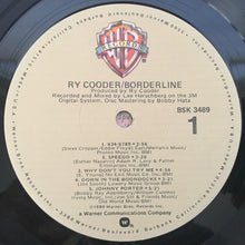 Charger l'image dans la galerie, Ry Cooder : Borderline (LP, Album, Jac)