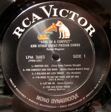 Load image into Gallery viewer, Porter Wagoner : "Soul Of A Convict" And Other Great Prison Songs (LP, Album, Mono, Ind)