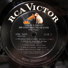 Load image into Gallery viewer, Porter Wagoner : "Soul Of A Convict" And Other Great Prison Songs (LP, Album, Mono, Ind)