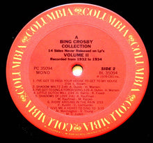 Load image into Gallery viewer, Bing Crosby : A Bing Crosby Collection Volume II (LP, Comp, Mono)