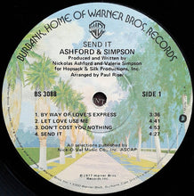 Load image into Gallery viewer, Ashford & Simpson : Send It (LP, Album, Jac)