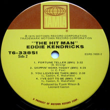 Load image into Gallery viewer, Eddie Kendricks : The Hit Man (LP, Album)