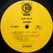 Load image into Gallery viewer, Spirit (8) : Clear (LP, Album, Ter)
