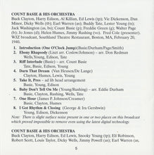 Load image into Gallery viewer, Count Basie : At Southland 1940 And Downbeat DJ Program 1943 (CD, Comp, Mono, RM)