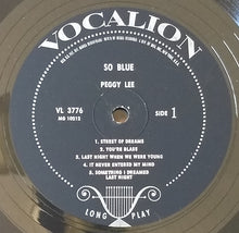 Load image into Gallery viewer, Peggy Lee : So Blue (LP, Album, Mono)