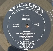 Load image into Gallery viewer, Peggy Lee : So Blue (LP, Album, Mono)