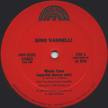 Laden Sie das Bild in den Galerie-Viewer, Gino Vannelli : Black Cars (Dance Mix) (12", Car)