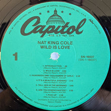 Load image into Gallery viewer, Nat King Cole : Wild Is Love (LP, Album, RE)