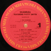Load image into Gallery viewer, Scandal (4) Featuring Patty Smyth : Warrior (LP, Album, Pit)
