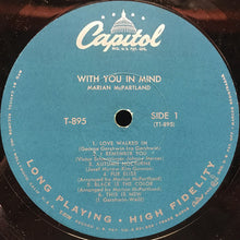 Laden Sie das Bild in den Galerie-Viewer, Marian McPartland : With You In Mind (LP, Album)