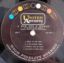 Load image into Gallery viewer, Francis Lai : A Man And A Woman ("Un Homme Et Une Femme") Original Motion Picture Soundtrack (LP, Album, Mon)