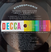 Load image into Gallery viewer, Shirley MacLaine, Sammy Davis Jr. : Sweet Charity (The Original Sound Track Album Of The Musical Motion Picture Of The '70's) (LP, Album, Uni)