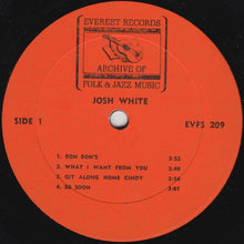 Charger l'image dans la galerie, Josh White : Josh White (LP, Album)