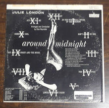 Load image into Gallery viewer, Julie London : Around Midnight (LP, Album, Mono)