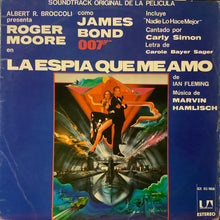 Charger l'image dans la galerie, Marvin Hamlisch : Soundtrack Original De La La Espia Que Me Amo (LP, Est)